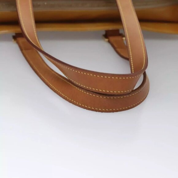 LOUIS VUITTON Monogram Vernis Columbus Tote Bag Beige M91023 LV Auth th5734 - Picture 8 of 16